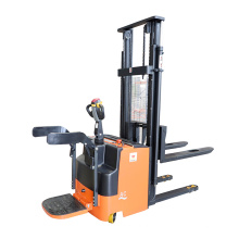 Walkie Electric Stacker Truck  Pallet Lift Stacker Capacity 1500KG Montacarga Full Electric Forklift in Warehouse